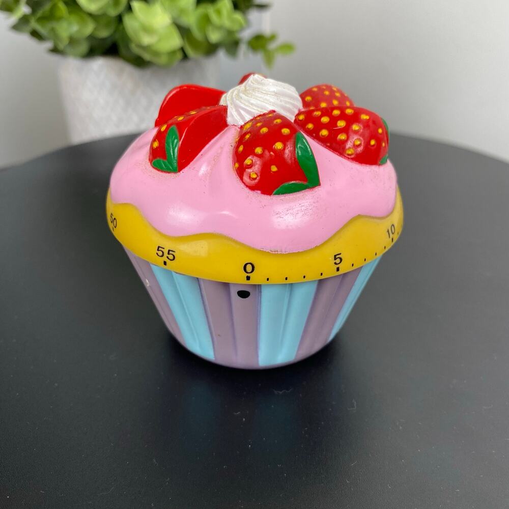 Vintage Strawberry Shortcake Cupcake Kitchen Timer